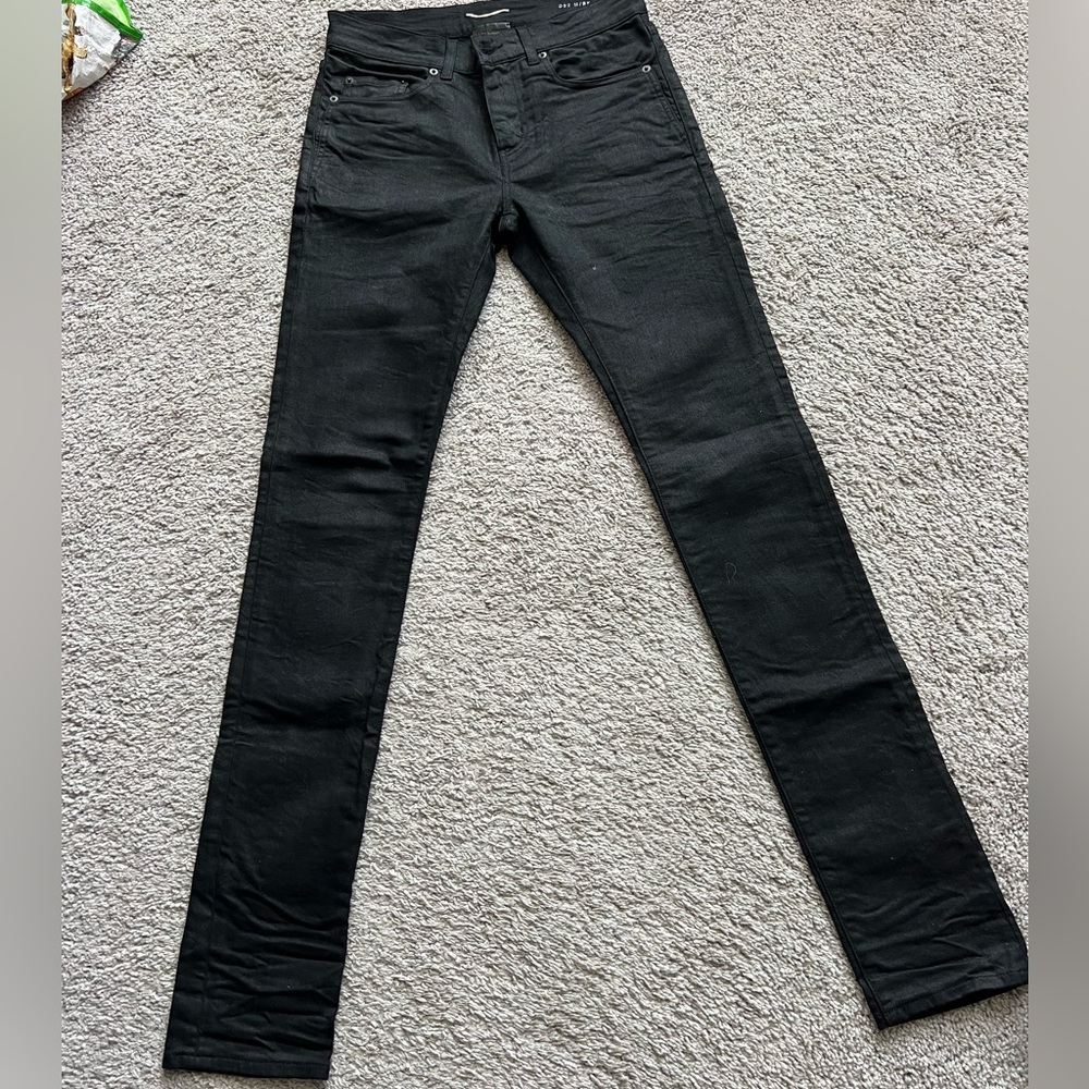 Saint Laurent waxed D02 skinny 28